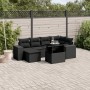 Set de sofás de jardín 7 pzas con cojines ratán sintético negro de , Conjuntos de jardín - Ref: Foro24-3269305, Precio: 511,9...