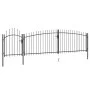 Gartentor mit Lanzenzaunspitze 5x1,75 m schwarz von , Gartentore - Ref: Foro24-146323, Preis: 424,94 €, Rabatt: %