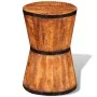 Hocker in Form einer Sanduhr aus grobem Mangoholz. von , Klapphocker und Stühle - Ref: Foro24-241637, Preis: 80,07 €, Rabatt: %