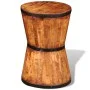 Hocker in Form einer Sanduhr aus grobem Mangoholz. von , Klapphocker und Stühle - Ref: Foro24-241637, Preis: 80,07 €, Rabatt: %