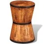 Hocker in Form einer Sanduhr aus grobem Mangoholz. von , Klapphocker und Stühle - Ref: Foro24-241637, Preis: 80,07 €, Rabatt: %