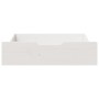 Cajones debajo cama 2 uds madera maciza pino blanco 65x55x16 cm de , Cajones de almacenaje doméstico - Ref: Foro24-850936, Pr...