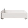Cajones debajo cama 2 uds madera maciza pino blanco 65x55x16 cm de , Cajones de almacenaje doméstico - Ref: Foro24-850936, Pr...