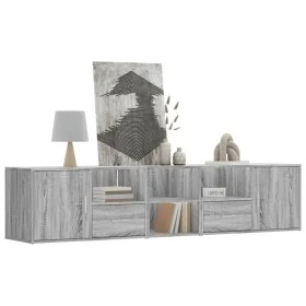 Mueble de esquina madera ingeniería gris Sonoma 200x40x45 cm de , Armarios y almacenamiento - Ref: Foro24-3307833, Precio: 12...