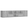 Mueble de esquina madera ingeniería gris Sonoma 200x40x45 cm de , Armarios y almacenamiento - Ref: Foro24-3307833, Precio: 12...