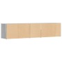 Mueble de esquina madera ingeniería gris Sonoma 200x40x45 cm de , Armarios y almacenamiento - Ref: Foro24-3307833, Precio: 12...