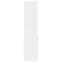 Aparador alto madera de ingeniería blanco 92x33x140 cm de , Librerías y estanterías - Ref: Foro24-3309609, Precio: 96,23 €, D...