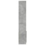 Aparador alto madera de ingeniería gris hormigón 92x33x180 cm de , Librerías y estanterías - Ref: Foro24-3309621, Precio: 106...