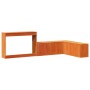 Mueble con escritorio madera maciza pino marrón 222x122x75 cm de , Mesitas de noche - Ref: Foro24-855755, Precio: 171,78 €, D...