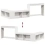Mueble con escritorio madera maciza pino 222x107x75 cm de , Mesitas de noche - Ref: Foro24-855757, Precio: 155,56 €, Descuent...