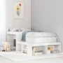 Mueble con escritorio madera maciza pino blanco 232x112x75 cm de , Mesitas de noche - Ref: Foro24-855760, Precio: 199,42 €, D...