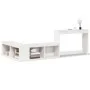 Mueble con escritorio madera maciza pino blanco 232x112x75 cm de , Mesitas de noche - Ref: Foro24-855760, Precio: 199,42 €, D...