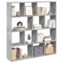 Estantería madera de ingeniería gris hormigón 132x29x141,5 cm de , Librerías y estanterías - Ref: Foro24-3310310, Precio: 106...