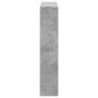 Estantería madera de ingeniería gris hormigón 132x29x141,5 cm de , Librerías y estanterías - Ref: Foro24-3310310, Precio: 106...