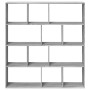 Estantería madera de ingeniería gris Sonoma 132x29x141,5 cm de , Librerías y estanterías - Ref: Foro24-3310312, Precio: 108,2...