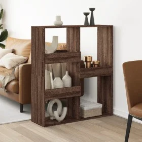 Separador de ambientes madera marrón roble 100x33x115 cm de , Librerías y estanterías - Ref: Foro24-3309552, Precio: 73,80 €,...