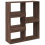 Separador de ambientes madera marrón roble 100x33x115 cm de , Librerías y estanterías - Ref: Foro24-3309552, Precio: 75,19 €,...