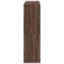 Separador de ambientes madera marrón roble 100x33x115 cm de , Librerías y estanterías - Ref: Foro24-3309552, Precio: 75,19 €,...