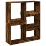 Separador de ambientes madera roble ahumado 100x33x115 cm de , Librerías y estanterías - Ref: Foro24-3309550, Precio: 73,27 €...