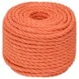 Orange 16 mm 25 m polypropylene work rope by , Ropes and metal cords - Ref: Foro24-152947, Price: 23,99 €, Discount: %