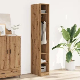 Armario de madera de ingeniería roble artesanal 30x50x200 cm de , Armarios roperos - Ref: Foro24-3307692, Precio: 97,85 €, De...