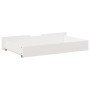 Cajones debajo cama con ruedas 2 uds madera maciza pino blanco de , Cajones de almacenaje doméstico - Ref: Foro24-850921, Pre...
