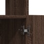Aparador alto madera de ingeniería roble marrón 92x33x140 cm de , Librerías y estanterías - Ref: Foro24-3309615, Precio: 95,2...