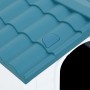 Caseta para perros polipropileno azul 90,5x68x66 cm de vidaXL, Casetas para perros - Ref: Foro24-152229, Precio: 118,66 €, De...