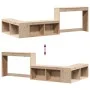Mueble con escritorio madera maciza pino 222x107x75 cm de , Mesitas de noche - Ref: Foro24-855756, Precio: 130,98 €, Descuent...