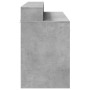 Escritorio con LED madera ingeniería gris hormigón 120x55x91 cm de , Escritorios - Ref: Foro24-3309414, Precio: 216,01 €, Des...