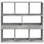 Separador de ambientes madera gris hormigón 100x33x94,5 cm de , Librerías y estanterías - Ref: Foro24-3309513, Precio: 81,00 ...
