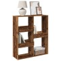 Separador de ambientes madera envejecida 100x33x115 cm de , Librerías y estanterías - Ref: Foro24-3309553, Precio: 72,71 €, D...