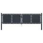 Anthrazitgraue Gartentür aus Stahl 300x75 cm von , Gartentore - Ref: Foro24-144523, Preis: 326,22 €, Rabatt: %