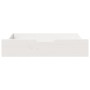 Cajones debajo cama 2 uds madera maciza pino blanco 80x55x16 cm de , Cajones de almacenaje doméstico - Ref: Foro24-850930, Pr...