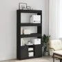 Aparador alto madera de ingeniería negro 92x33x180 cm de , Librerías y estanterías - Ref: Foro24-3309619, Precio: 108,67 €, D...