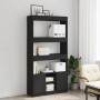 Aparador alto madera de ingeniería negro 92x33x180 cm de , Librerías y estanterías - Ref: Foro24-3309619, Precio: 112,66 €, D...