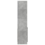 Aparador alto madera de ingeniería gris hormigón 92x33x140 cm de , Librerías y estanterías - Ref: Foro24-3309612, Precio: 92,...