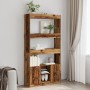 Aparador alto madera ingeniería madera envejecida 92x33x180 cm de , Librerías y estanterías - Ref: Foro24-3309625, Precio: 14...