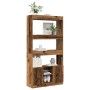 Aparador alto madera ingeniería madera envejecida 92x33x180 cm de , Librerías y estanterías - Ref: Foro24-3309625, Precio: 14...