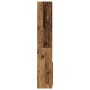 Aparador alto madera ingeniería madera envejecida 92x33x180 cm de , Librerías y estanterías - Ref: Foro24-3309625, Precio: 14...