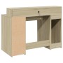 Escritorio con LED madera ingeniería roble Sonoma 120x55x91 cm de , Escritorios - Ref: Foro24-3309413, Precio: 188,30 €, Desc...
