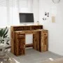 Escritorio con LED madera ingeniería envejecida 120x55x91 cm de , Escritorios - Ref: Foro24-3309418, Precio: 167,44 €, Descue...