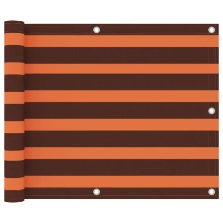 Toldo para balcón tela oxford naranja y marrón 75x300 cm de vidaXL, Sombrillas - Ref: Foro24-134924, Precio: 19,98 €, Descuen...