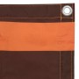 Toldo para balcón tela oxford naranja y marrón 75x300 cm de vidaXL, Sombrillas - Ref: Foro24-134924, Precio: 20,21 €, Descuen...