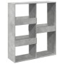 Separador de ambientes madera gris hormigón 100x33x115 cm de , Librerías y estanterías - Ref: Foro24-3309549, Precio: 72,71 €...