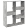 Separador de ambientes madera gris hormigón 100x33x115 cm de , Librerías y estanterías - Ref: Foro24-3309549, Precio: 72,71 €...