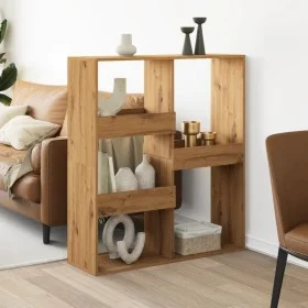 Separador de ambientes madera roble artisian 100x33x115 cm de , Librerías y estanterías - Ref: Foro24-3309554, Precio: 71,90 ...