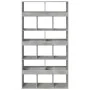 Separador de ambientes madera gris hormigón 100x33x187,5 cm de , Librerías y estanterías - Ref: Foro24-3309540, Precio: 159,0...