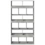 Separador de ambientes madera gris hormigón 100x33x187,5 cm de , Librerías y estanterías - Ref: Foro24-3309540, Precio: 150,6...