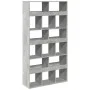 Separador de ambientes madera gris hormigón 100x33x187,5 cm de , Librerías y estanterías - Ref: Foro24-3309540, Precio: 159,0...